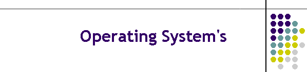 Operating System's